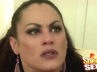 Ass Fucked Tranny Rabeche Gets Jizzed - ShemaleSexZone