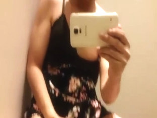 Asian cd stephy mast in her flowery dress