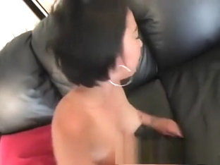 Playful brunette teen invites a black guy to nail her fiery holes deep