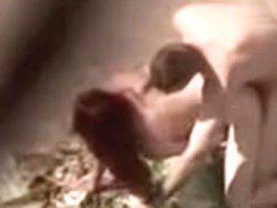 Voyeur Spying Web Camera Caught Redhead Woman Fucking On Beach