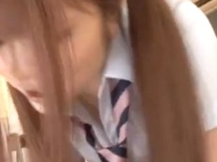 Riona Minami hottest in school clothes fuck!