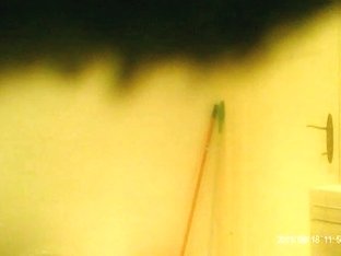 My girlfriend caught on a spy camera