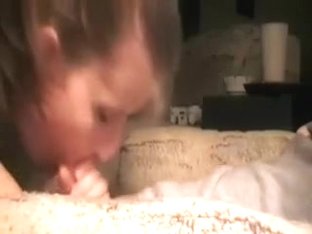 Getting a blow job in my recliner