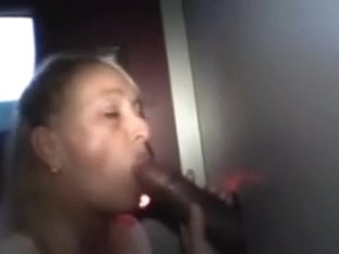 Interracial Gloryhole Episode Of Blond Woman Engulfing Bbc