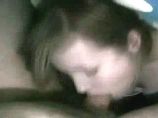 Blonde Gives Wet Head In Bed