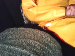 Fun in my pvc rainsuit