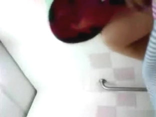 Asian Girl Rides And Doggystyle Fucks Her BF In A Toilet