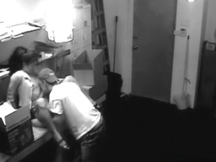 Security Cam Tapes Employees Fucking On The Job