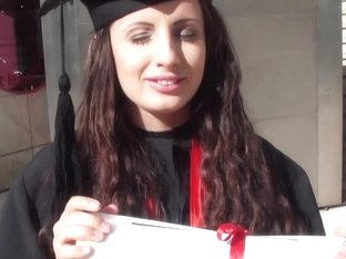 College Grad Facial Amateur Jerking Cock