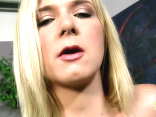 Mandy Lou Is A Blonde Who Gives A Handjob