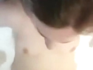 dick gets way to far into this girls throat