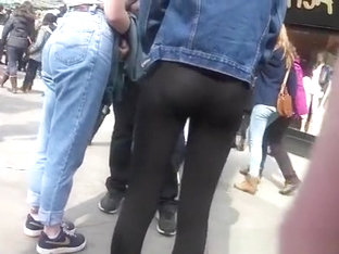 Teen In Black Leggings Vpl