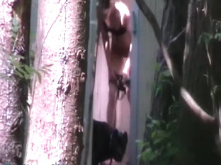 Candid Girl In Bikini Hid Among Trees And Got Spied Pissing