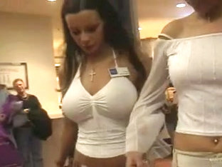 Big Candid Tits At The Mall
