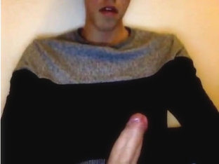 U.kingdom, Cute Gay Boy Cums On Cam