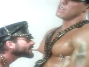 Hottest male in crazy vintage, hunks gay sex scene