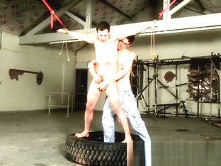 Gay bondage boys and latin Hung Boy Made To Cum Hard