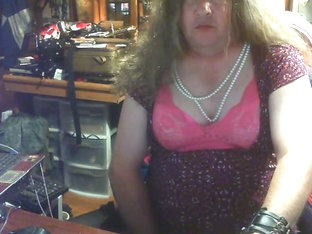 Cd crossdresser cock cum