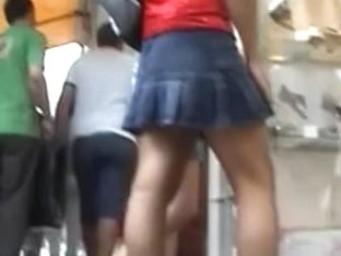 Amazing Upskirt Voyeur Video With A Super Nice Chick