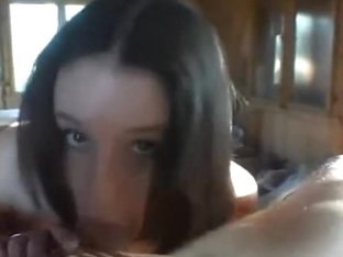 Amateur porn with an awesome blowjob and tit-fuck