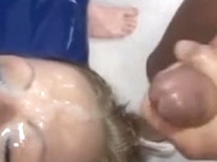 Petite Blonde Fucked And Facialized Well