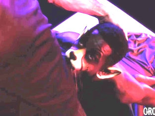 Werecat furry stud with big black dick barebacks masc bottom muscle jock