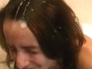 I stroke my penis and make her watch