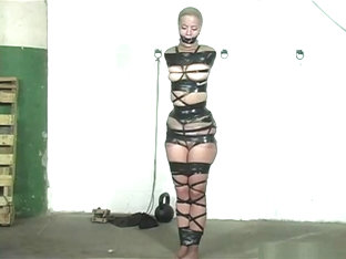 Pantyhose And Black Tape Encasement