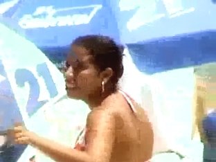 Hot Babes In Bikini At The Beach In Brasil