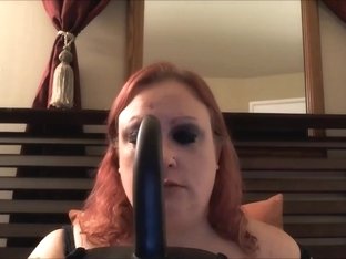 In My Chubby Amateurs Vid, I'm Sucking A Dildo