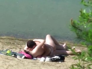 Spying On A Wild Pair Fucking By The Lake