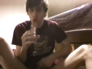 Playing with my dildo