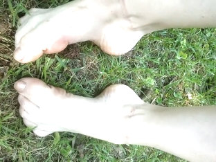 Walking Barefoot In The Grass