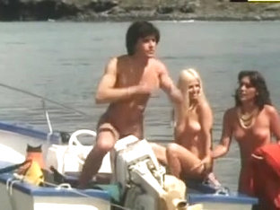 Juvenile and exposed couples on nudist island