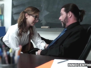 Gracie Green In Schoolgirl Enjoys Professors Cock