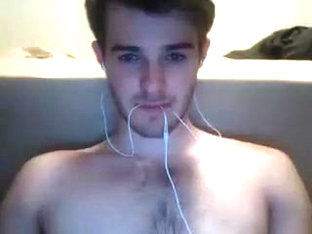 Horny male in best handjob, amateur gay sex video