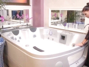 She Wakes Up And Is Horny... Dildo Lingerie Boyfriend Fucks Her