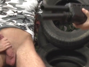 Army Beauties Share A Lucky Guy Dick - Anaya Leon And Cindy Behr