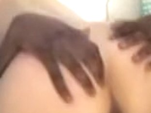 Enchanting And Delicate Darksome Creampie In White Cum-hole