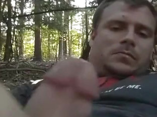 Stroking My Big Dick In The Middle Of The Woods