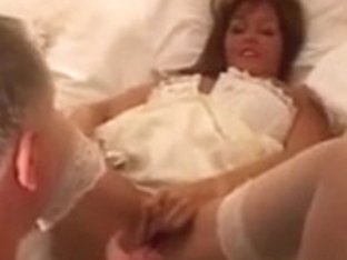 Sexy Bride Receives Screwed By 2 Darksome Lads.