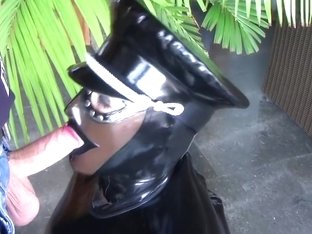 The Busty Latex Uniform Bitch - Blowjob Handjob With Latex Gloves - Cum In My Mouth