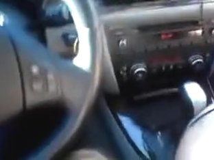 girl Blows and Rims in the Front Seat