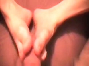 This Pov Amateur Video Shows My Naughty Darling Jerking My Large Johnson With Her Beautiful Soft F.