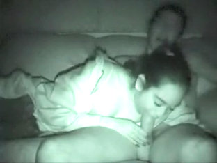 Hardcore fuck on couch