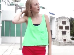 Petite teen sucks and fucks a cock for a ride