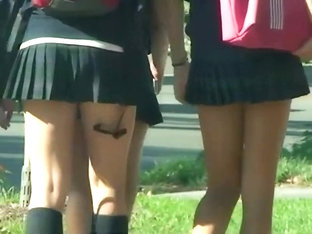 Schoolgirls In Sexy Short Skirts