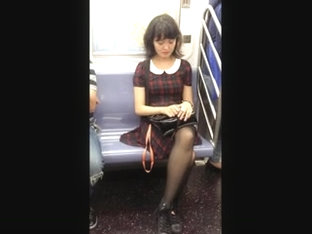 NYC subway voyeur asian girls