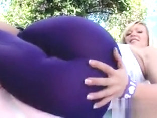 Hot Blonde Milf With Big Ass Goes Crazy