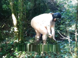 Trans slave in chastity made to bury her belongings by her Mistress